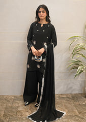 Pret - UHK - Raw Silk - 3 Pcs - SR#1015 - Black