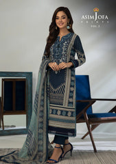 Lawn Collection - Asim Jofa - Basic - Print - 3 Pcs - AJBP#46