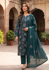 Winter - Rubaaiyat - Pashmina Embroidered 26 - D#08 - Green