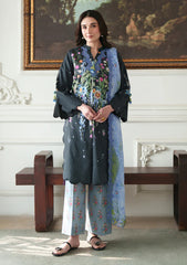 Lawn - Roheenaz - Whispered Florals 26 - RWF#13A - Muted Rose