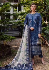 Lawn - Nureh - Gardenia Embroidered & Printed 26 - NSG#213