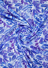 Digital Printed Lawn Fabric - D#10446