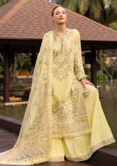 Lawn - Faiza Saqlain - Zinnia Luxury 25 - Azalea