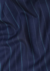 Vitale Barberis Canonico Green Hills Super 160's Wool Fabric - F Blue