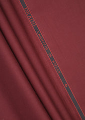 Drago Lanificio Biella Super 130's Wool Fabric - Maroon