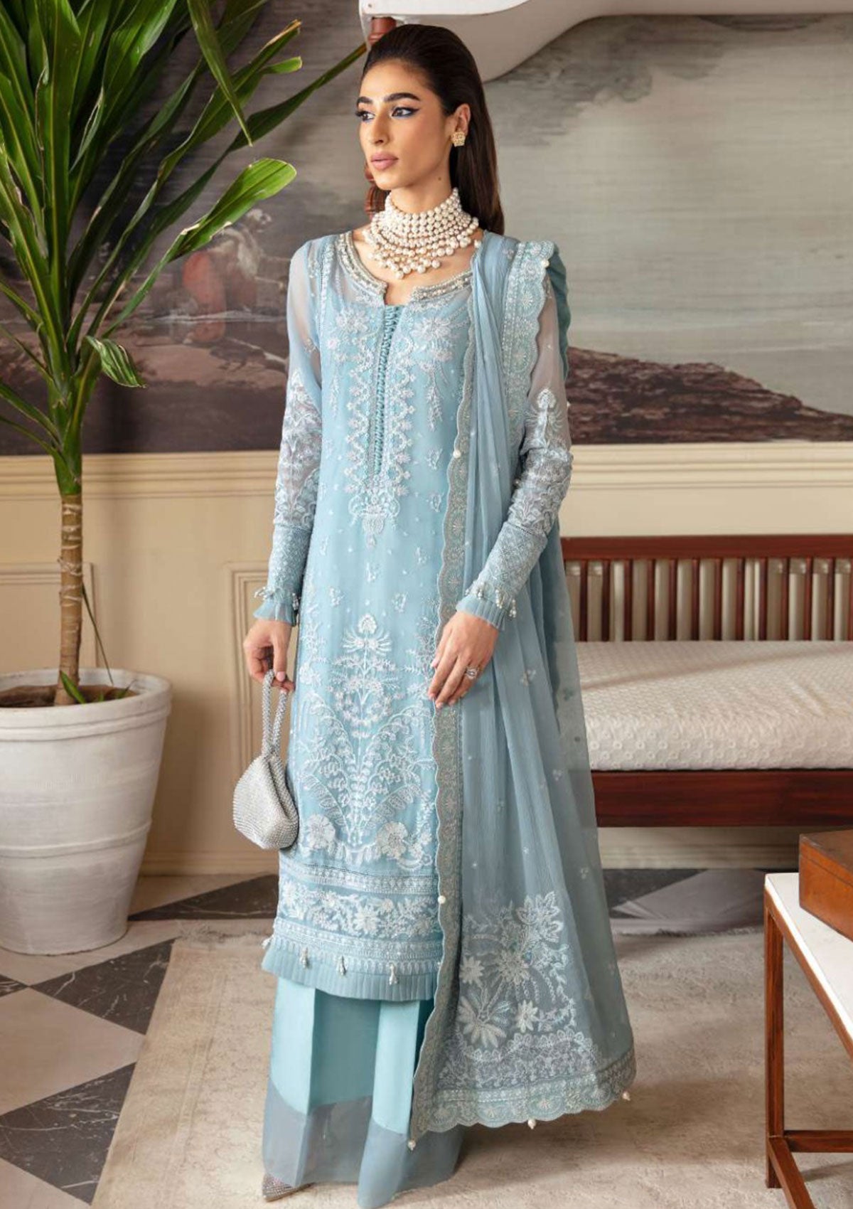 Formal Collection - Gulaal - Embroidered - Chiffon - GLEC#5 - CALYPSO