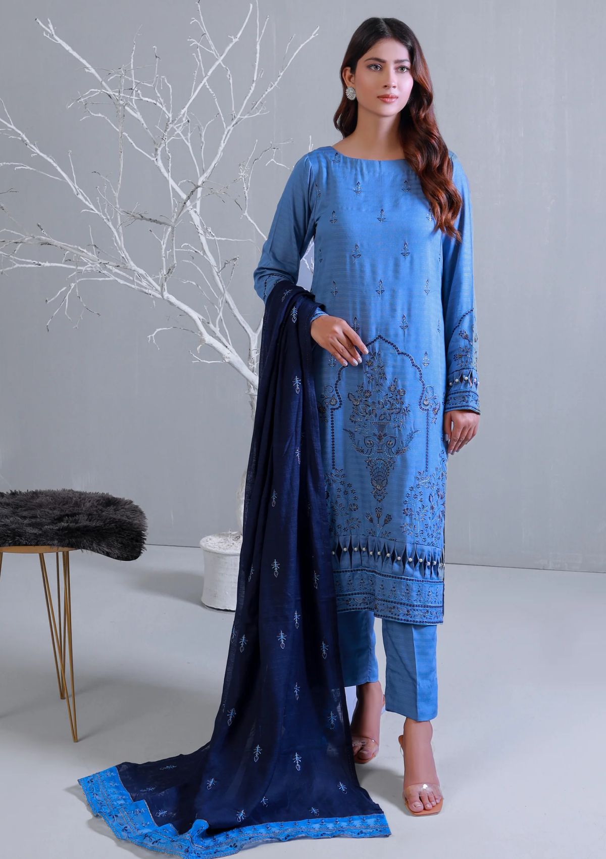 Winter Collection - Almish - Unstitched 24 - D#591 - Bita