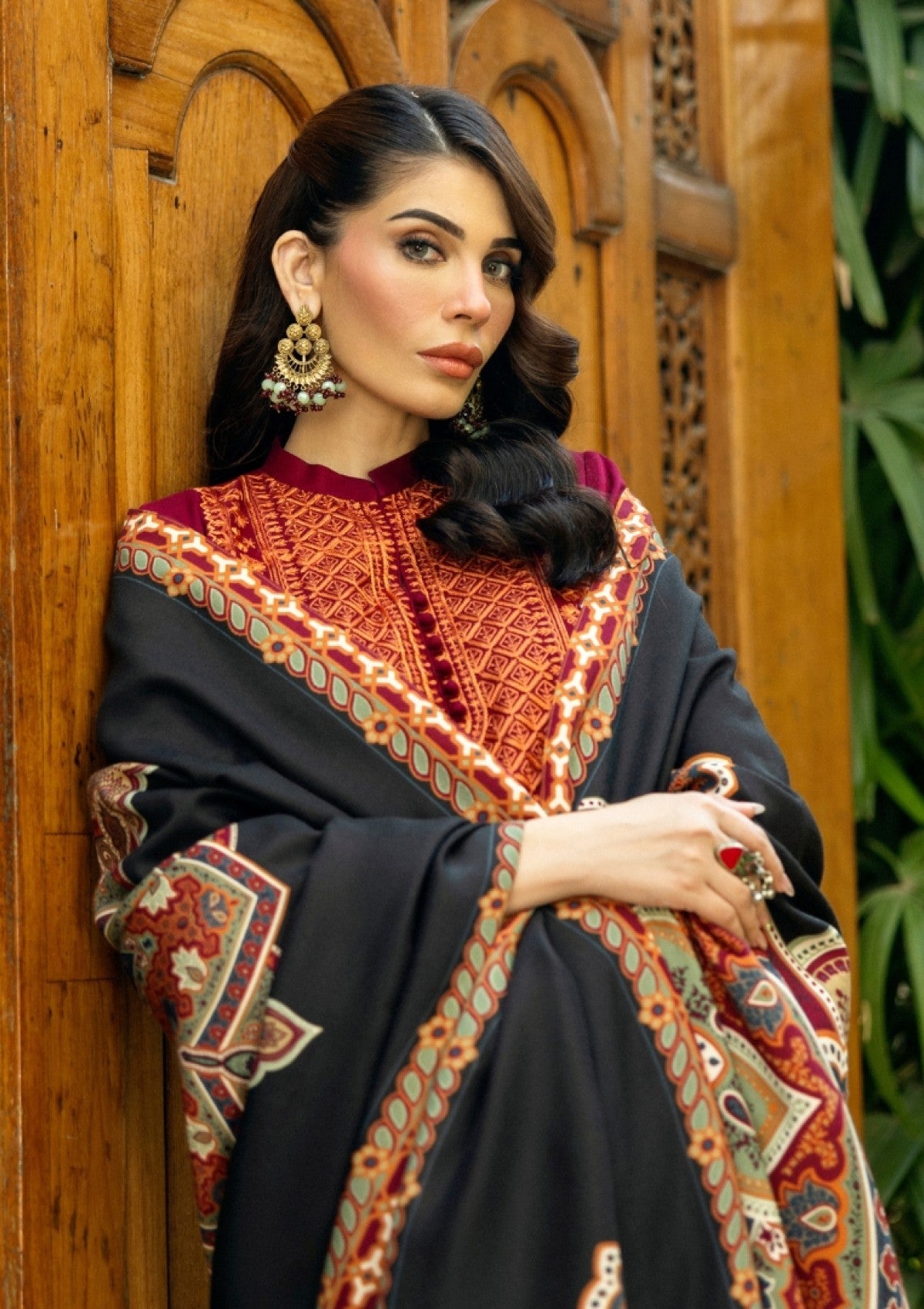 Winter Collection - Zainab Chottani - Winter Shawls 24 - ZC#10 - Sila