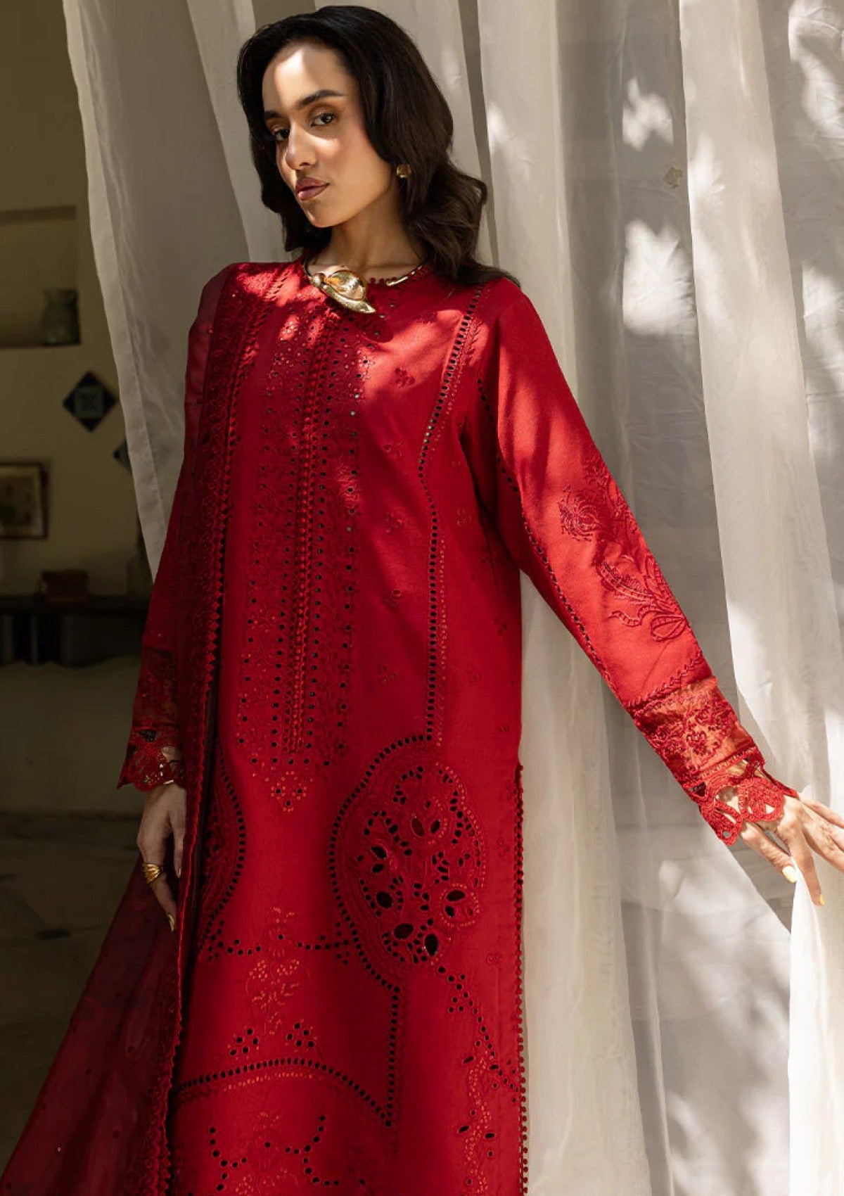 Winter Collection - Marjjan - Orya - MRK-01 A (RED)