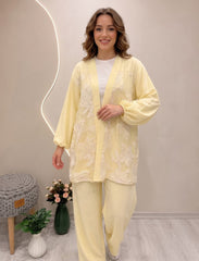 Pret - Moven - Floral Patterned 2 Piece - Butter Yellow
