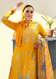 Lawn Collection - Eshaal Mishkaat - Zaib un Nisa - D#1A - Sunflower