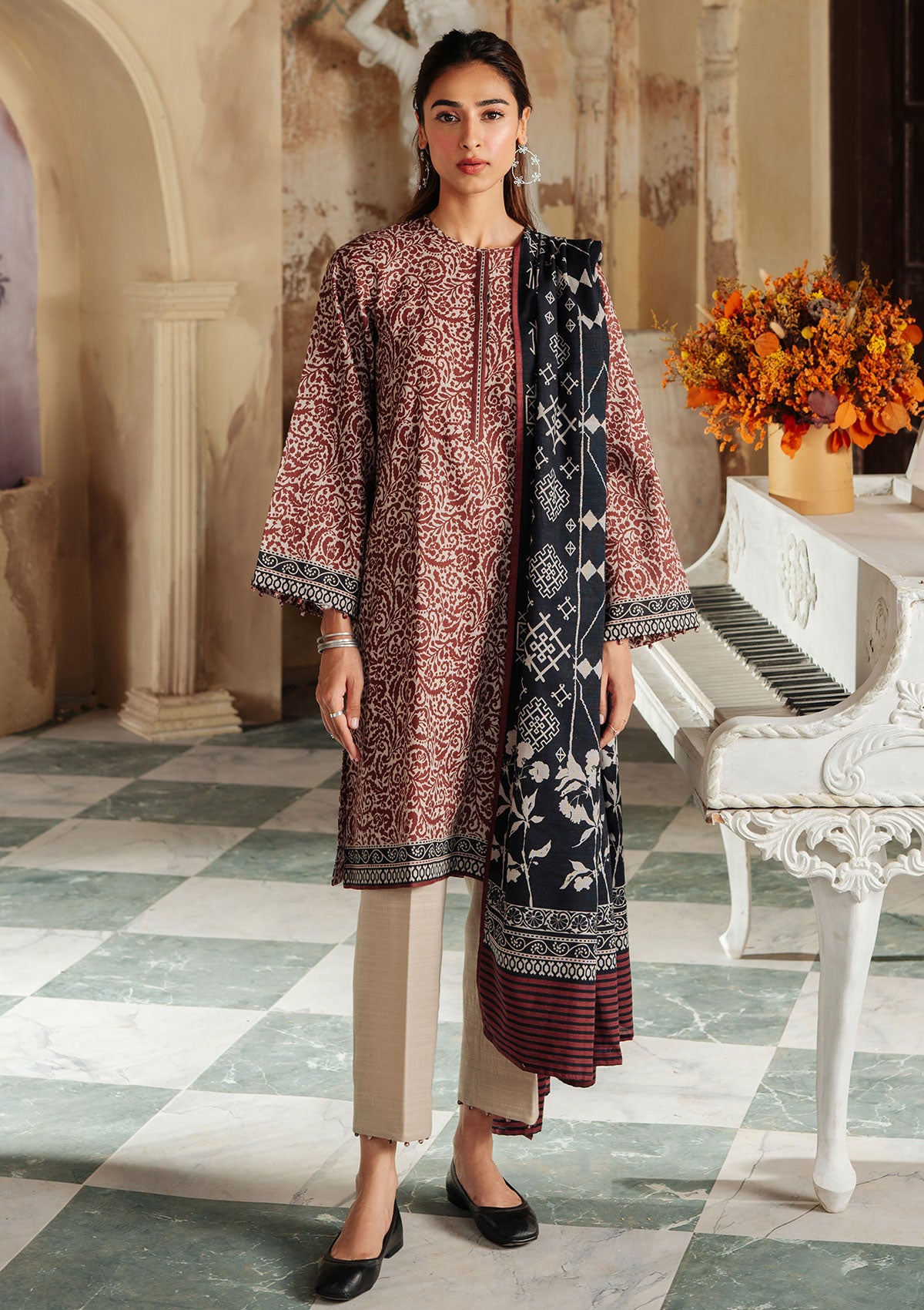 Winter Collection - Sahar - Printed Khaddar - D#06