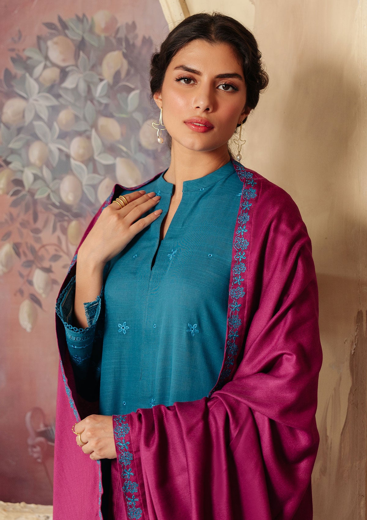 Winter Collection - Sahar - Embroidered Khaddar - D#06