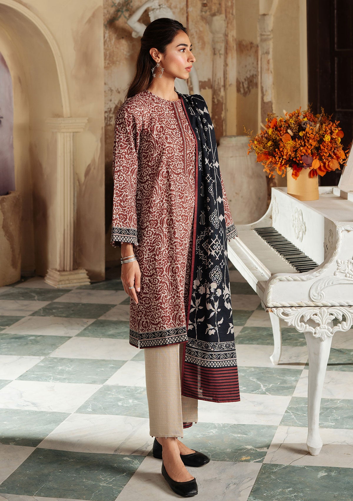 Winter Collection - Sahar - Printed Khaddar - D#06