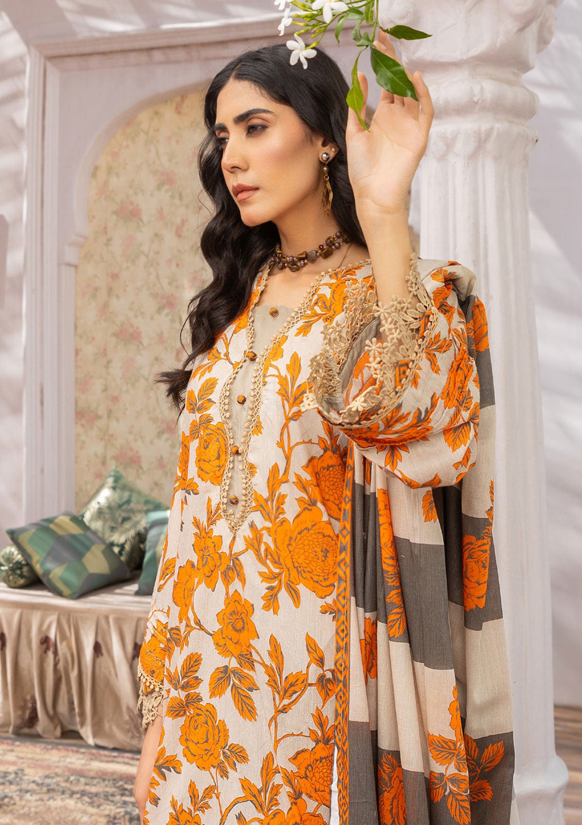 Lawn Collection - Humdum - Rang e Noor - HRN#06