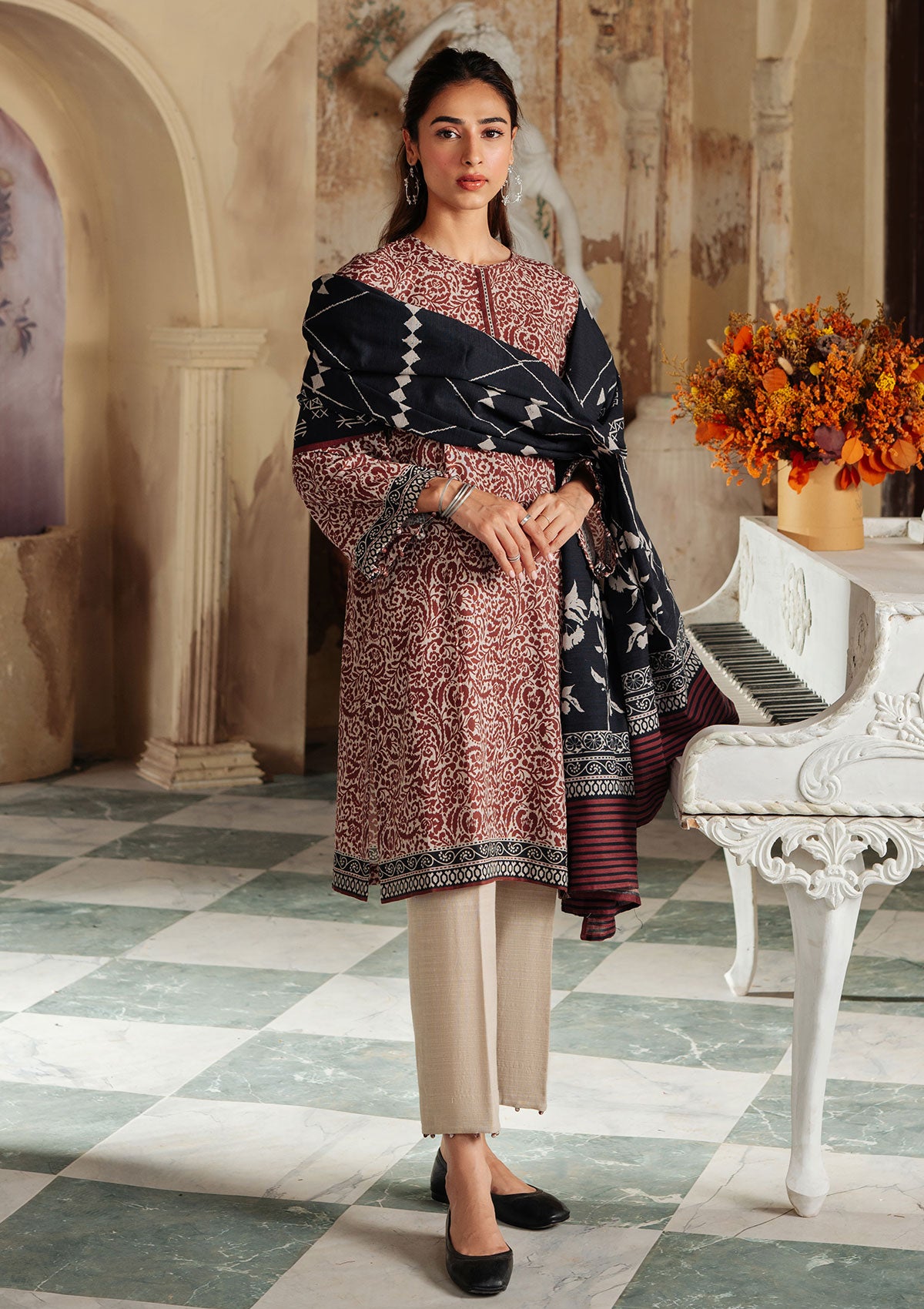 Winter Collection - Sahar - Printed Khaddar - D#06