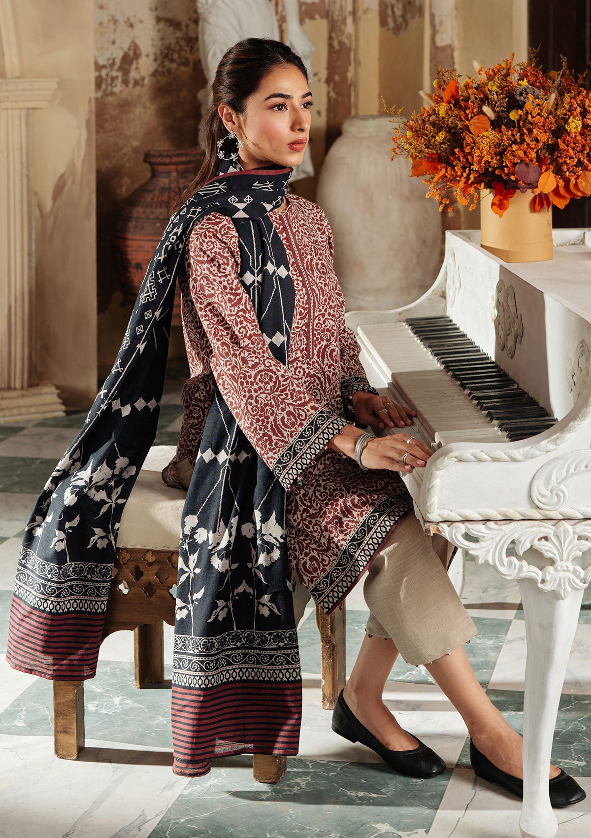 Winter Collection - Sahar - Printed Khaddar - D#06