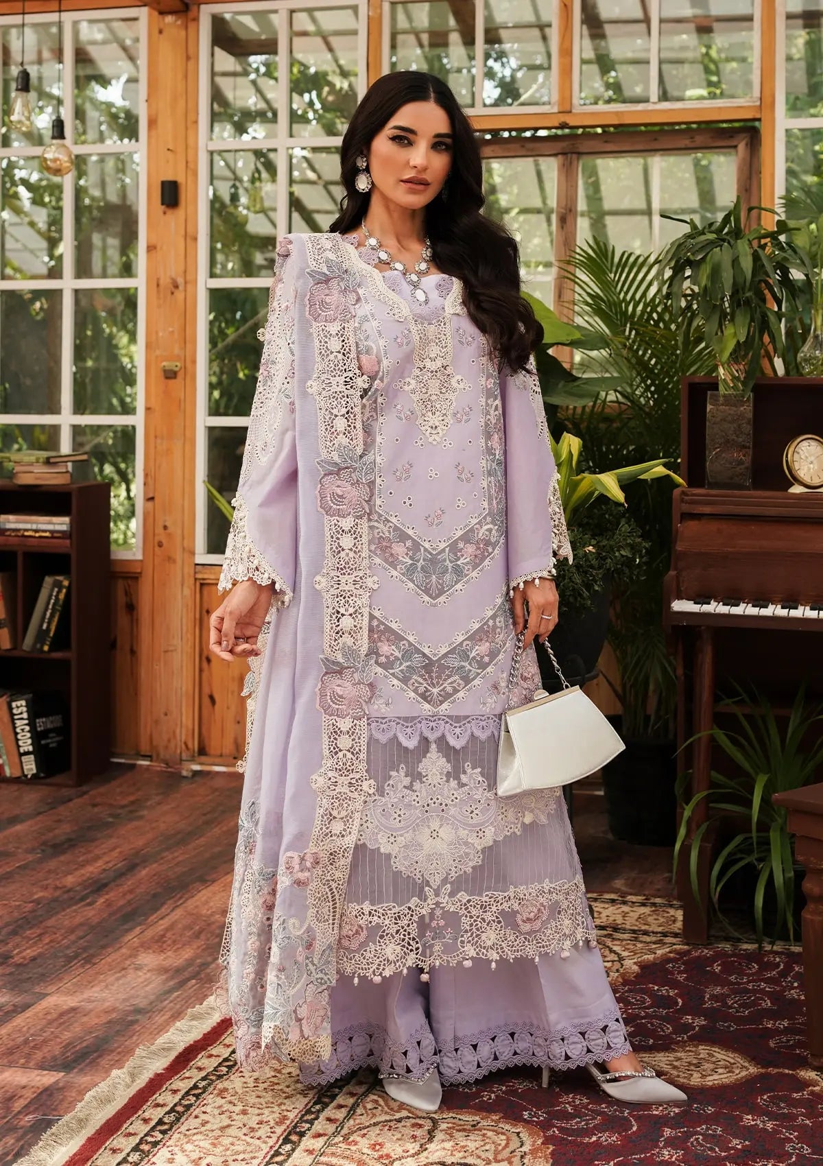 Lawn Collection - Kahf Premium - Luxury Lawn 24 - KLE#1B - Lilac