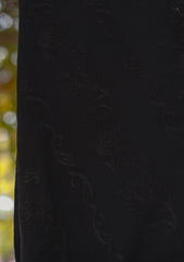 Swiss Lawn Ari Work Shawl D - 18 - Black