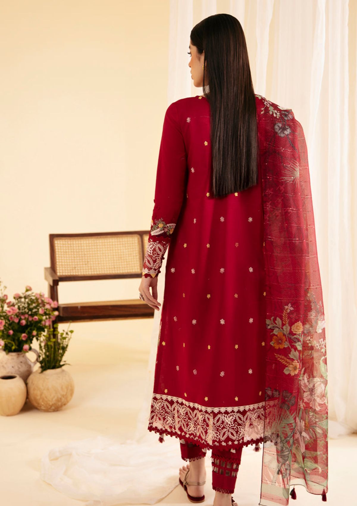 Lawn Collection - Qalamkar - Qlinekari 24 - SQ#04 - LARMINA