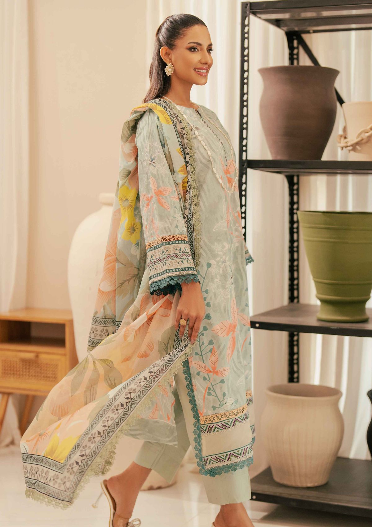 Winter Collection - Al Zohaib - Sunshine Bloom - Cotton Silk -ALCS24#15