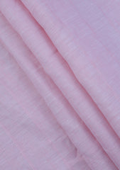 Italy Albini Sahara Selvage Stripe Linen Fabric - T Pink
