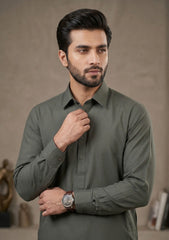 Elite Men Toyobo Wash & Wear - M Green
