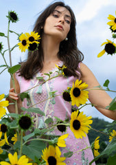 Lawn - Mushq - Hemline - Secret Garden 26 - HUNSS#18B - Peony Glow