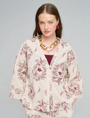 Pret - Moven - Shirt with Floral Embroidery and Sequin Details - Skin