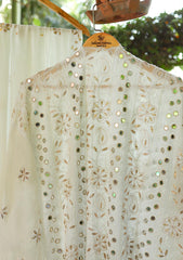 Formal Dress - Bahawalpur Pehnawa - Chiffon - Mukesh Chikankari - D#05