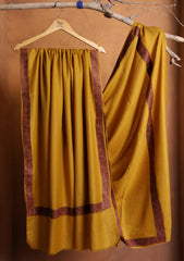Pashmina Embroidered Border Shawl D#13 - Golden