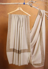 Pashmina Embroidered Border Shawl D#261 - Skin