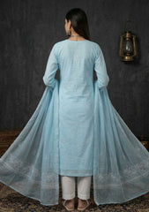 Formals - Riwaj - Fancy 26 -  Ari & Mukesh Work - 2 Pcs - D#01 - Ferozi 1