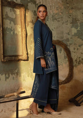 Winter - Sahar - Fall Edit - Embroidered 25 - AW1-25#Z11 - Caribbean Mist