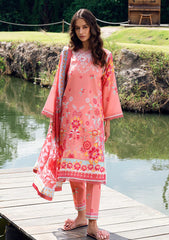 Lawn - Roheenaz - Garden Veil - Printed 25 - RGV#06-B - Berry Glint