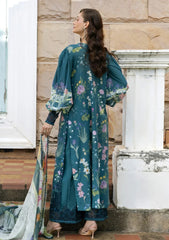Lawn - Elaf Premium - Signature Embroidered Prints 26 - ESA#05A - OCEANA VEIL