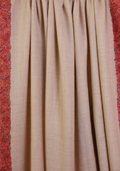 Pashmina Kashmiri Border Shawl D#167 - Skin