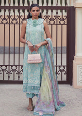 Lawn - Farah Talib Aziz - Luxury Unstitched - FTL25#07 - Alice Aqua