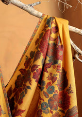 Pashmina Jamawar Shawl D#153 - Mustard