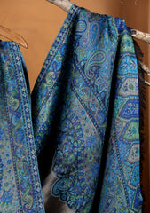 Pashmina Zari Jamawar Shawl D#10 - Blue