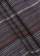 Thai Irash Cotton Selvage Stripe Linen Fabric - Multi