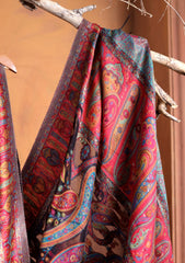 Silk Zari Jamawar Shawl D#37 - Multi