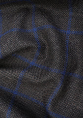 Cavani Tweed Silver Cloud Thai Finest Lambs Wool Fabric - Charcoal