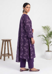 Winter - Rubaaiyat - Pashmina Embroidered 26 - D#03 - Purple