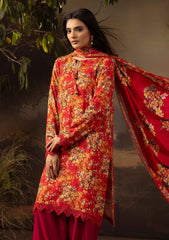 Winter - Riaz Arts - Neelum - Self Jacquard Leather Peach - NL25#01
