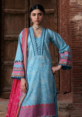 Lawn - Kahf Premium - Aangan Chiffon Prints 26 - KPS#07B - SHABNAM