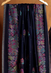 Pashmina Jamawar Shawl D#106 - N Blue