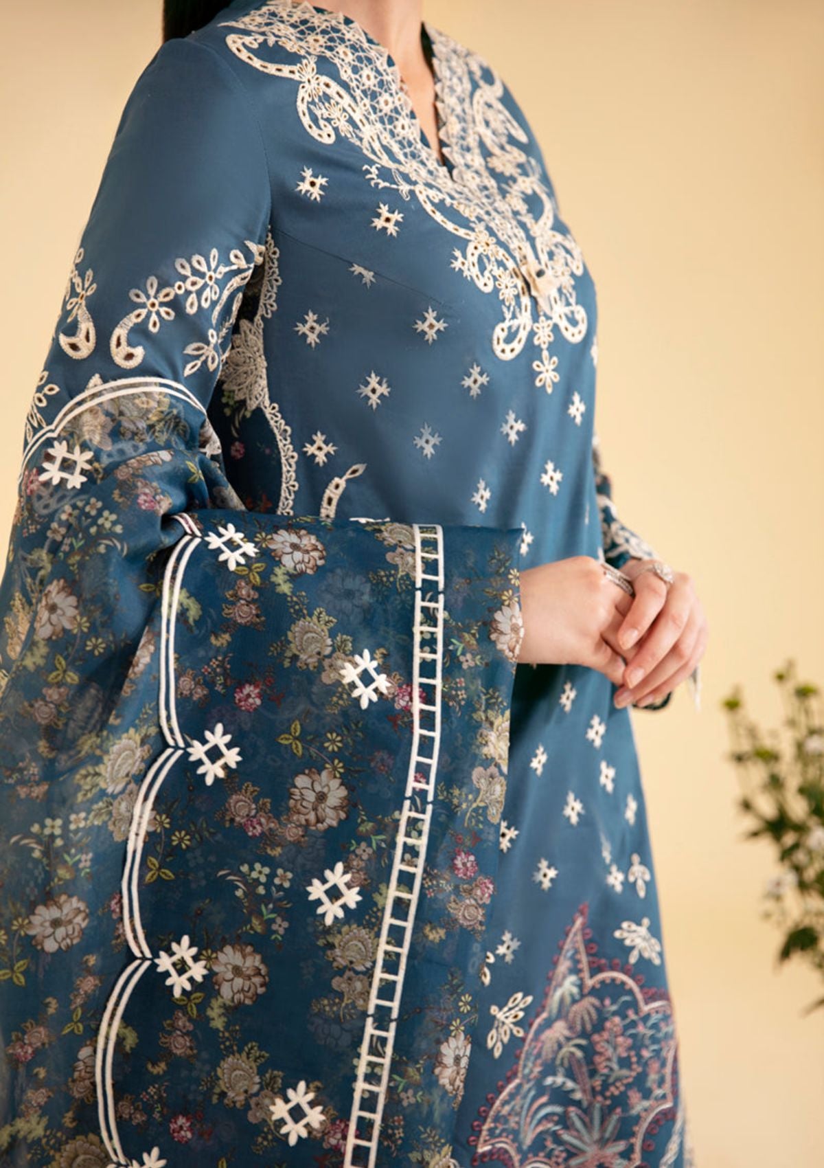 Lawn Collection - Qalamkar - Qlinekari 24 - SQ#05 - ELA