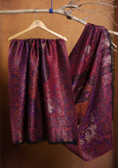Pashmina Zari Jamawar Shawl D#20 - Purple