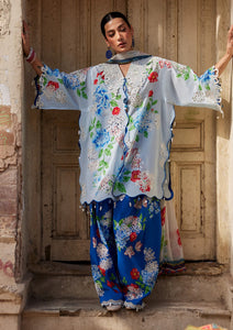 Lawn - Zaha - Festive 26 - ZF#02 - BLUE POPPY